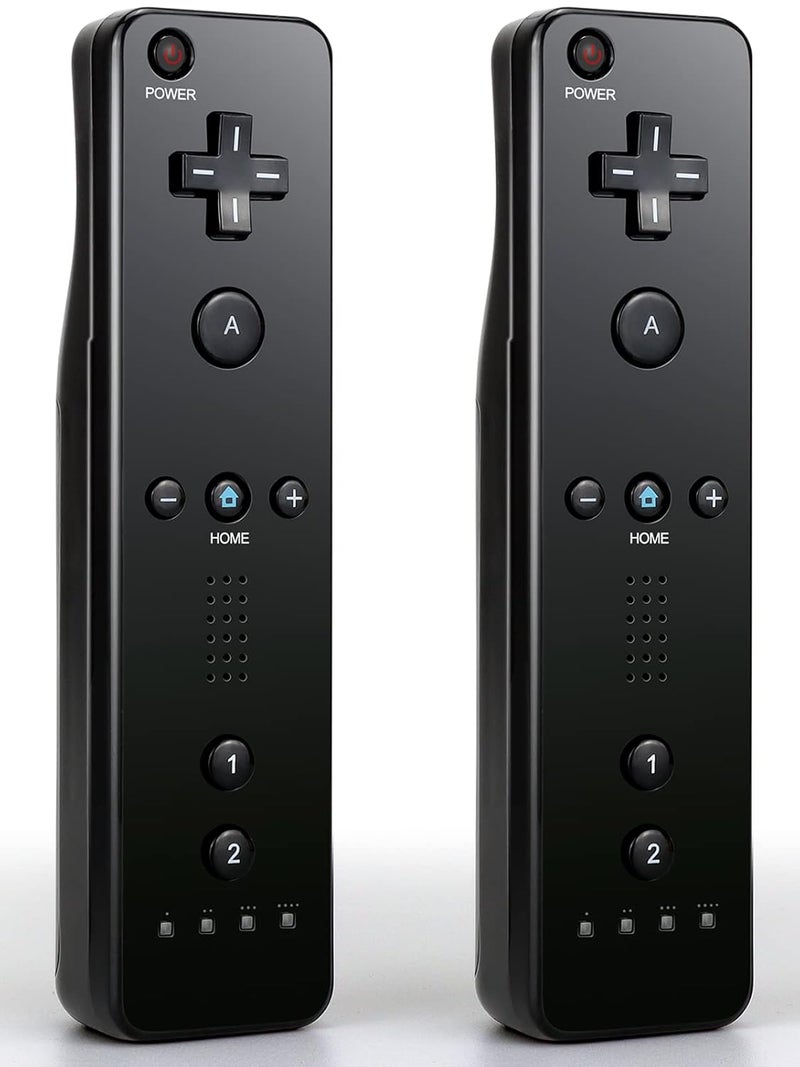 Bameca Store جهاز تحكم لوحدة Wii حزمة 2، جهاز تحكم عن بعد لوحدة Wii وWii U - Image 1